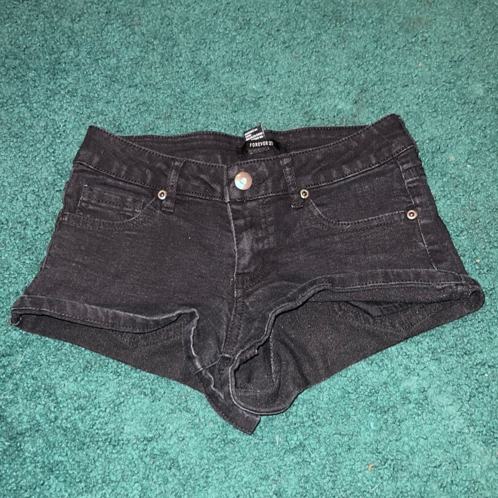 Black Booty Shorts